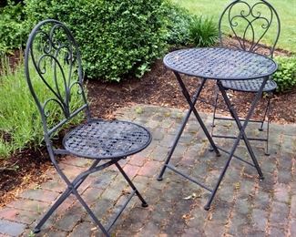 Wrought Iron Table Chairs