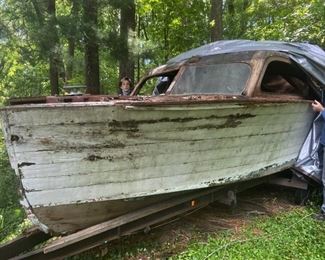 1951? Chris Craft “Estate” Mahogany Boat “As Is” 