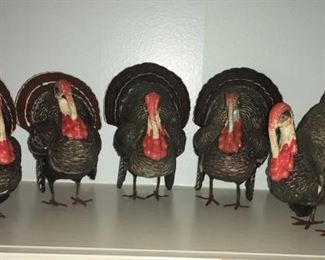 German Paper Mache Turkey Candy Containers
