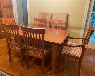 Kitchen Table , 6 Chairs 2 Leaves