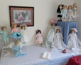 Some Dolls...will take another picture when we have more on display