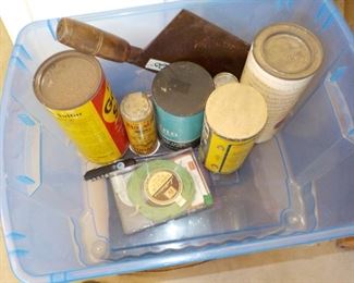 Some Vintage Containers, etc.