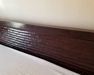 CA King headboard on platform bed