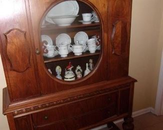 Antique Mahogany China Cabinet
