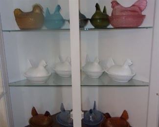 Vintage Chicken on a Nest