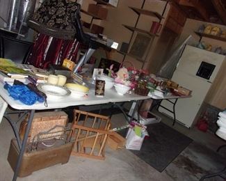 Glassware, XMAS Items, etc