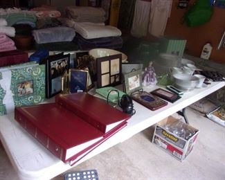 Glassware, Picture Frames, Albums