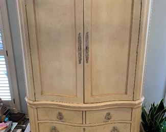 Part of bedroom set - cream colored armoire