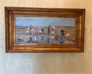 Painting of Beachcombers