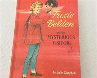 Trixie Belden and the Mysterious Visitor by Julie Campbell. 