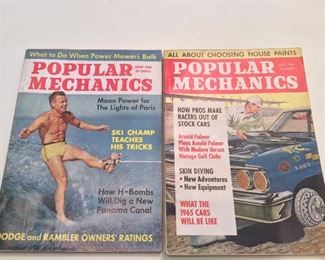 Lot of 45 Popular Mechanics Magazines, 1963 - 1968. 