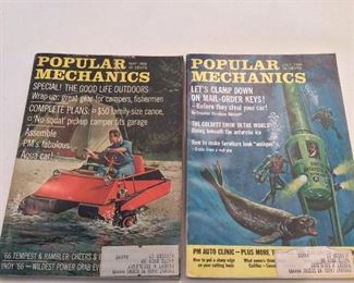 Lot of 45 Popular Mechanics Magazines, 1963 - 1968. 
