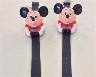 Mickey Mouse Sounds Fun Talking Watch. In Working Order with New Batteries.