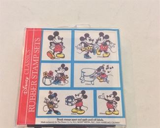 Disney Classics Rubber Stamp Sets. 