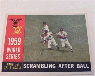 1959 World Series Trading Card