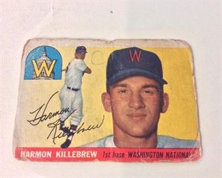 1955 Harmon Killebrew Washington Nationals. 