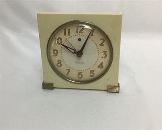 Vintage art deco Westclox electric alarm clock