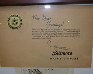VIEW 2 W/SIGNED 1947 LETTER BILTMORE 