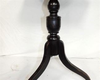 VIEW 2 BOTTOM 1800'S CHERRY CANDLESTAND 