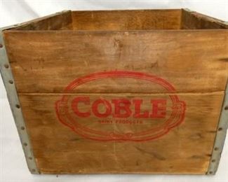14X11 WOODEN COBLE DAIRY CRATE