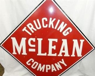 38IN. MCLEAN TRUCKING CO. SIGN