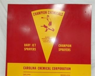 30X30 CHAMPION CHEMICALS SIGN 