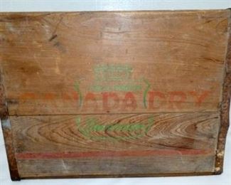 WOODEN Canada Dry CRATE 