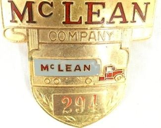 VIEW 2 CLOSE UP MCLEAN TRUCKING BADGE