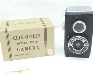 CLIX-O-FLEX REFLEX STLE CAMERA W/ORG BOX