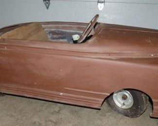 1950'S 60IN. CAST ALUM. CARNIVAL CAR 
