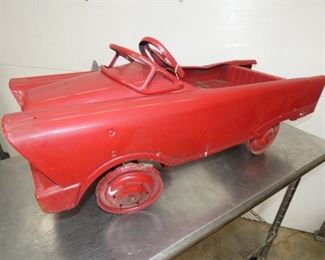 VIEW 3 SIDE 2 1950'S  MURRAY PEDAL CAR 