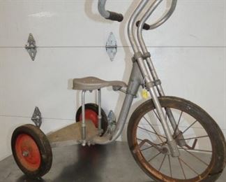 EARLY LRG. ALUM. TRICYCLE 