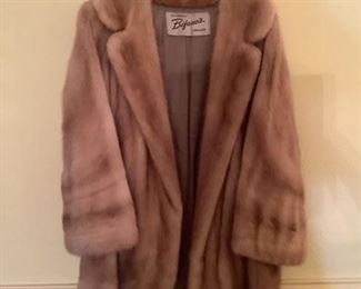 Bigamous fur coat