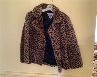 Several fun cheetah and leopard jacket