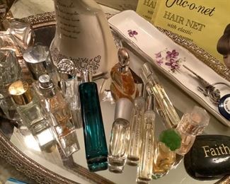 Perfume bottles including hermes