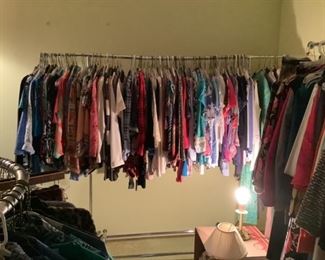 Lots of ladies clothing mostly size small