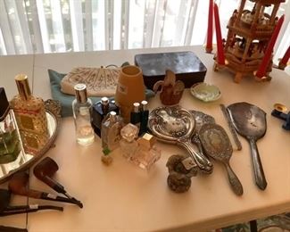 Rookwood, van briggle and silver plate items