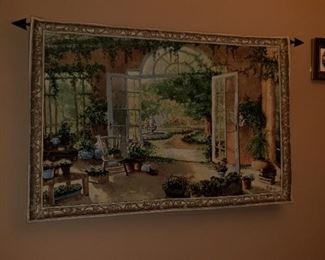 Large wall tapestry