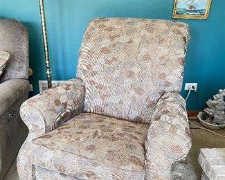 Custom upholstered arm chair