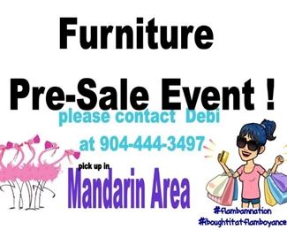 furniture pre sale