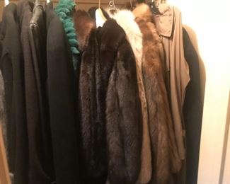 Fur coats high end neiman marcus valentino