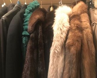 Fur coats high end neiman marcus valentino