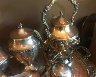 silver tea set