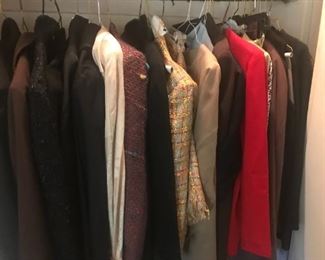 tons of vintage clothing majority high end Mark Heister many with the tags still on.