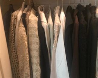 tons of vintage clothing majority high end Mark Heister many with the tags still on.