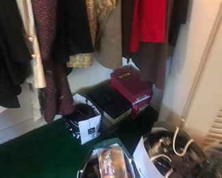 tons of vintage clothing majority high end Mark Heister many with the tags still on.