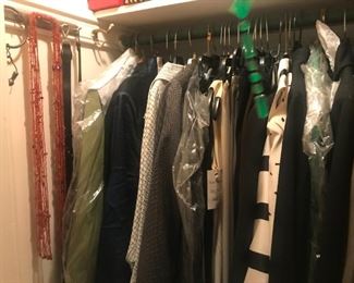 tons of vintage clothing majority high end Mark Heister many with the tags still on.