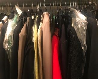 tons of vintage clothing majority high end Mark Heister many with the tags still on.