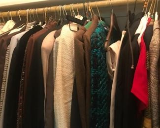 tons of vintage clothing majority high end Mark Heister many with the tags still on.