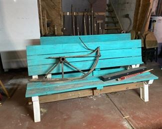 PICNIC TABEL BENCH-CONVERT TO A TABLE AND SEATS SLIEGH RUNNER (SET OF 4)